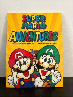 Super Mario Adventures Graphic Novel Nintendo Manga Comic Book